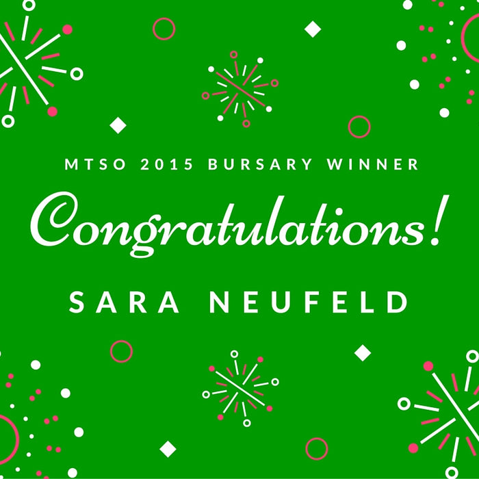 Our Bursary Winner: Sara Neufeld