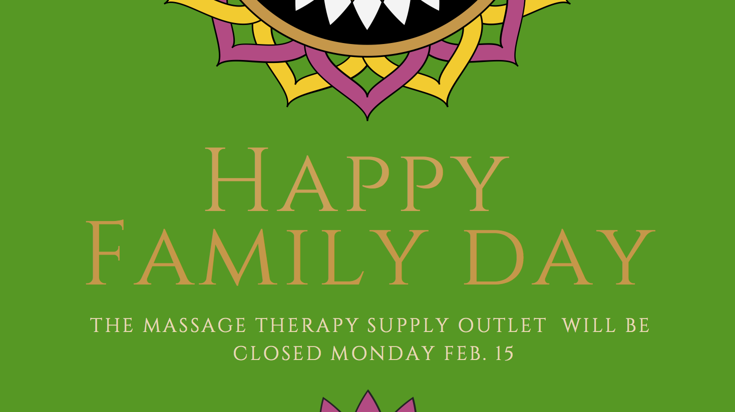 Closed for Family Day Monday Feb. 15