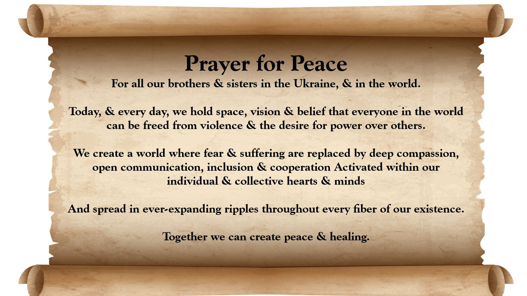 Prayer For Peace