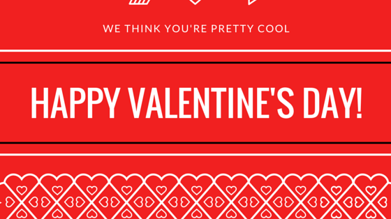 Happy Valentine's Day - and it's a long weekend too!