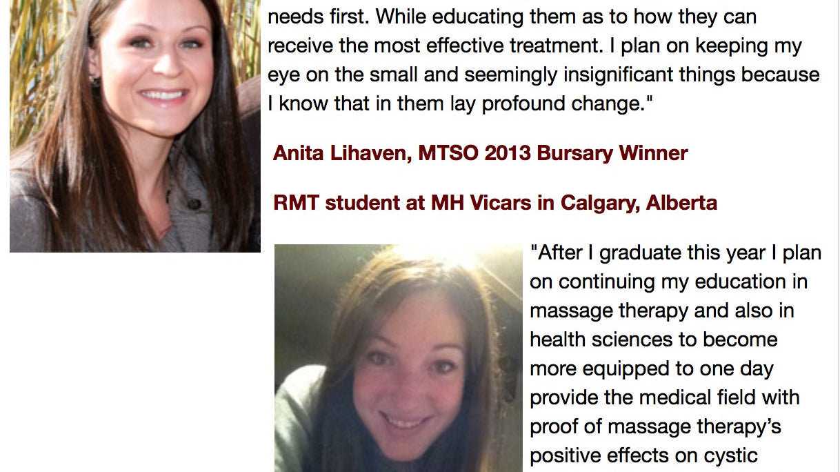 Congratulations to our Bursary Winners!