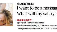 Article on Average Salary for Massage Therapists