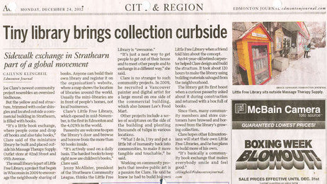 Our Little Free Library is in the News