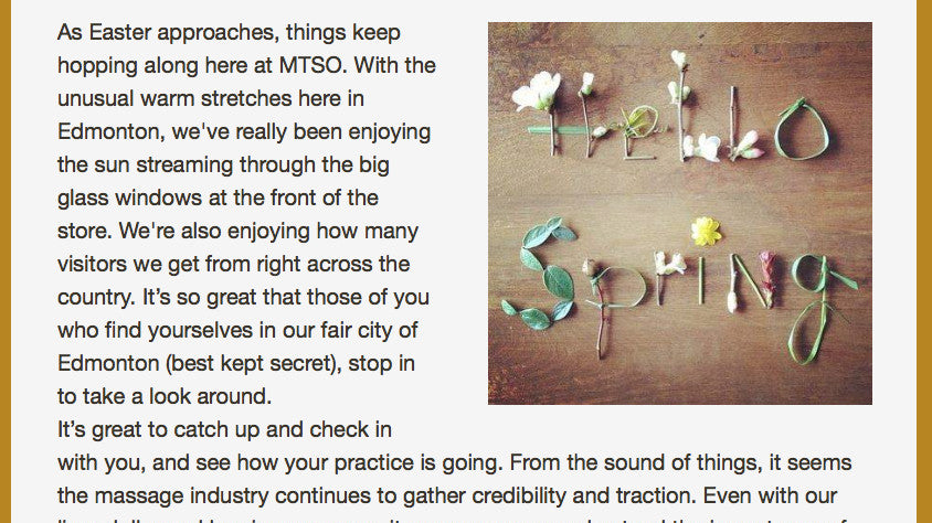 Newsletter for Spring, 2016