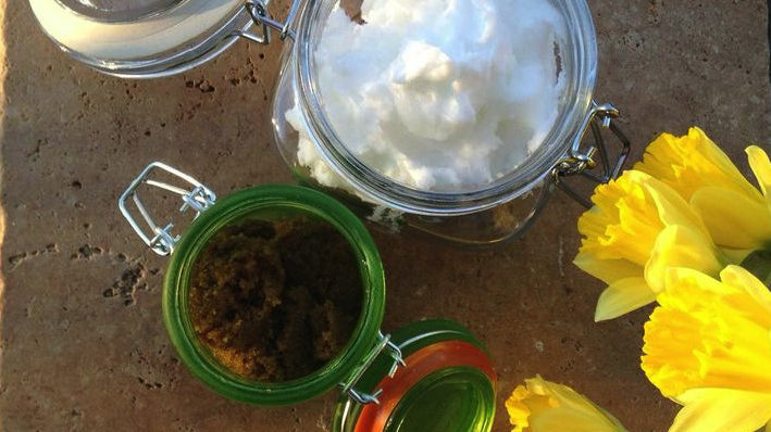 DIY Sugar scrubs made with products from MTSO
