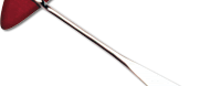 red latex reflex examination hammer