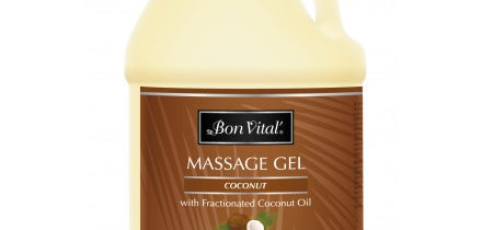 I gallon coconut massage gel from Bon Vital
