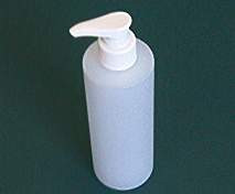plastic pump bottle for massage therapy