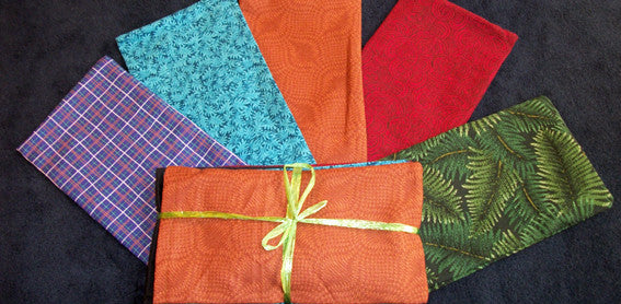 Flax eye pillow with cotton covers