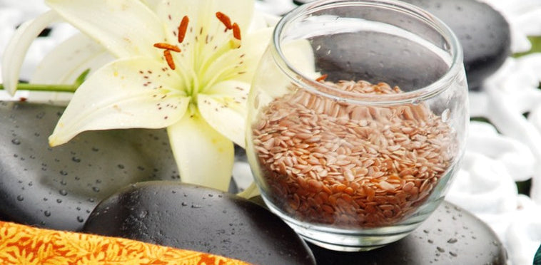 Natural flax and cotton eye pillows