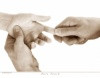 Photo print for decor - image of finger massage