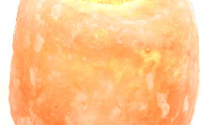 Himalayan salt candle holder