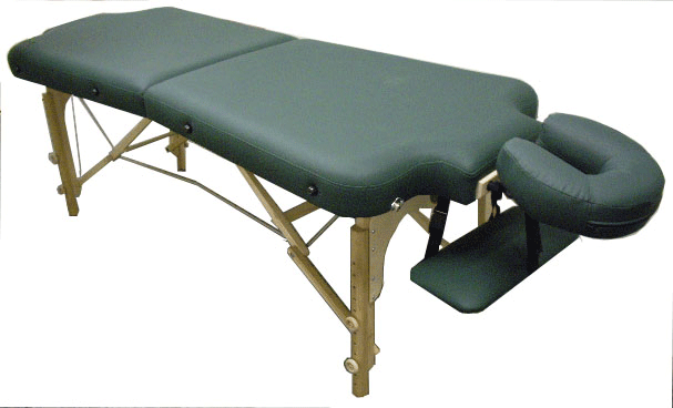 Massage Tables - Prairie Double Contour massage table, egonomic portable