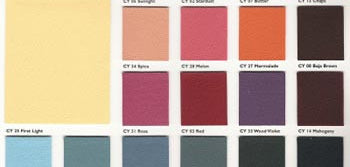 color selection for the prairie stationary massage table
