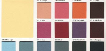 color selection for the prairie stationary massage table