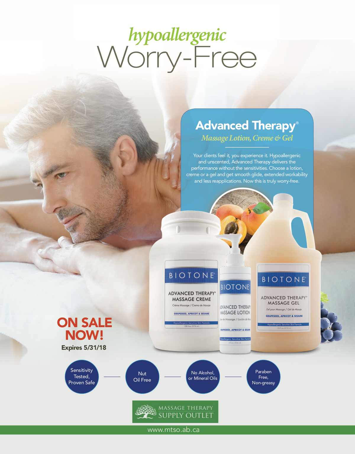 Sale! BIOTONE Advanced Therapy Products — Massage Therapy Supply Outlet Ltd