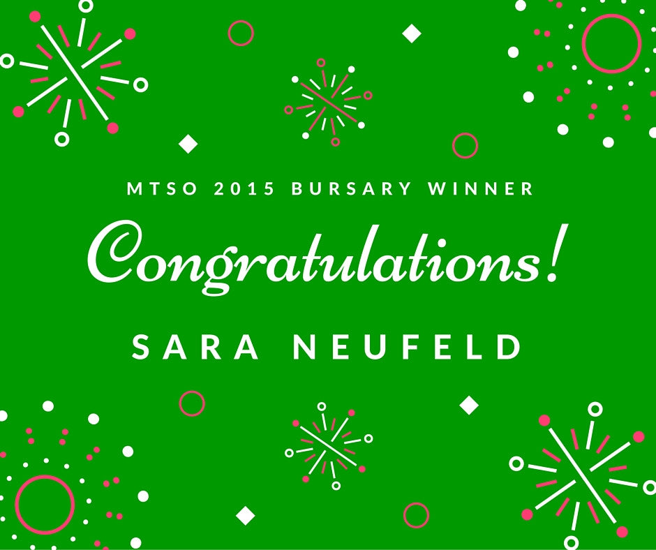 Our Bursary Winner: Sara Neufeld