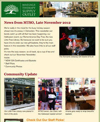 Late November Newsletter 2012