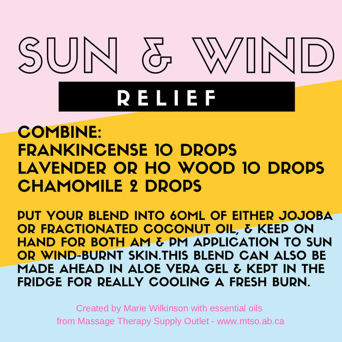 Make Your Own! Sun and Wind Relief Essential Oil Blend