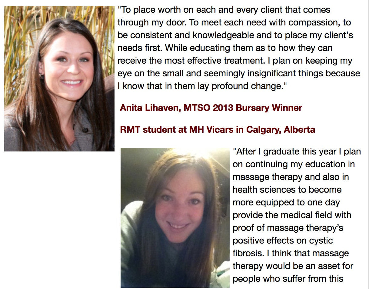 Congratulations to our Bursary Winners!