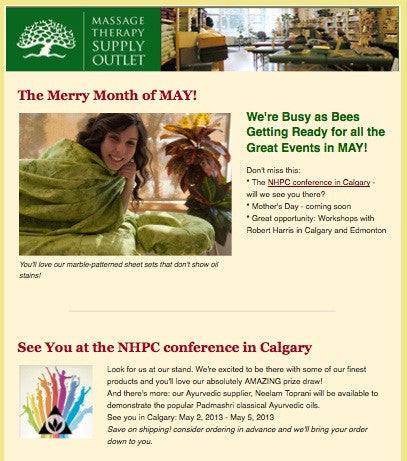 The Merry Month of May - latest newsletter