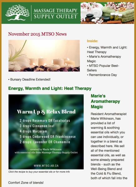 November Newsletter: coming to an inbox near you!