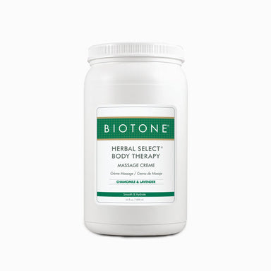 BIOTONE Herbal Select Body Therapy Massage Creme 1/2 gallon (scented)
