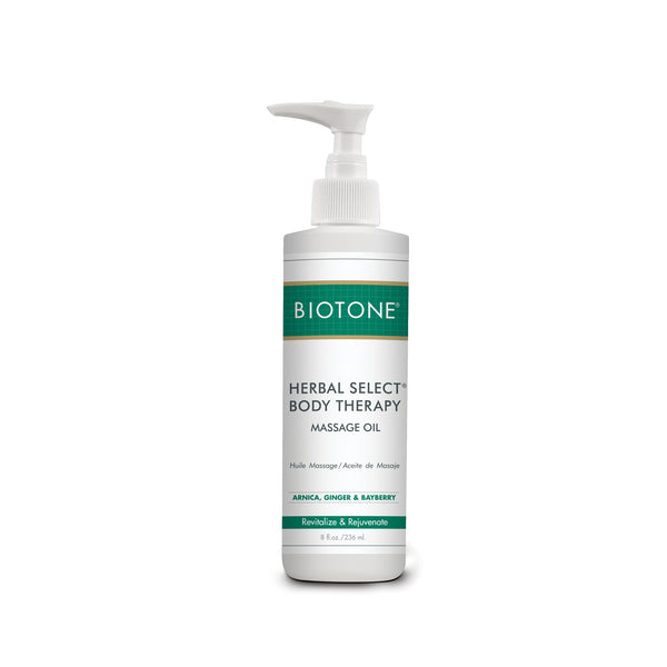 BIOTONE  Herbal Select Body Therapy Massage Oil  8oz (scented)