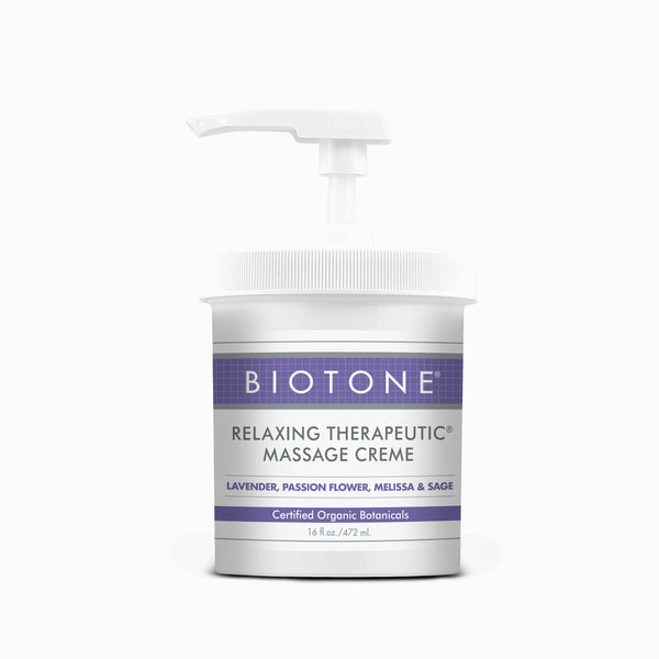 BIOTONE  Relaxing Therapeutic Massage Creme (scented) 16 oz