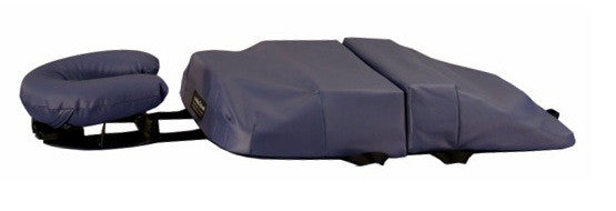 BodyCushion face, chest and pelvic supports connected with velcro straps