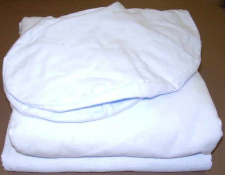 Extra wide flannelette sheet set for massage table