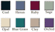 Color selection of vinyl for wellspring massage table
