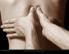 Photo print for decor - back massage image