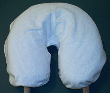 flannelette seamless face cradle cover for massage therapy